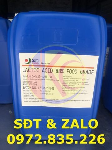  Axit Lactic - C3H6O3 - Lactic Acid FOOD GRADE 