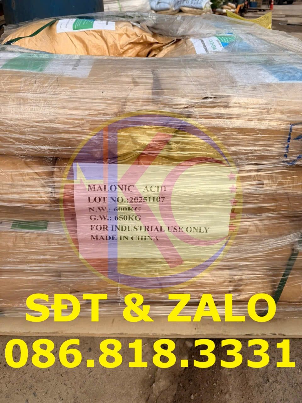  Acid Malonic - Axit Malonic - C3H4O4 