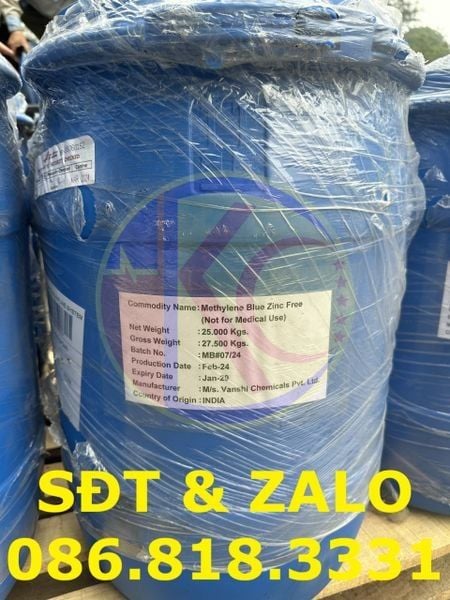  Methylene Blue Zinc Free (MBZ) - Xanh Methylen Kẽm 