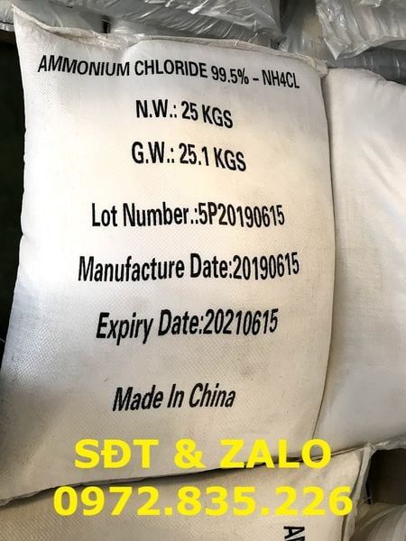  Ammonium Chloride - Muối lạnh Amoni Clorua - NH4Cl 