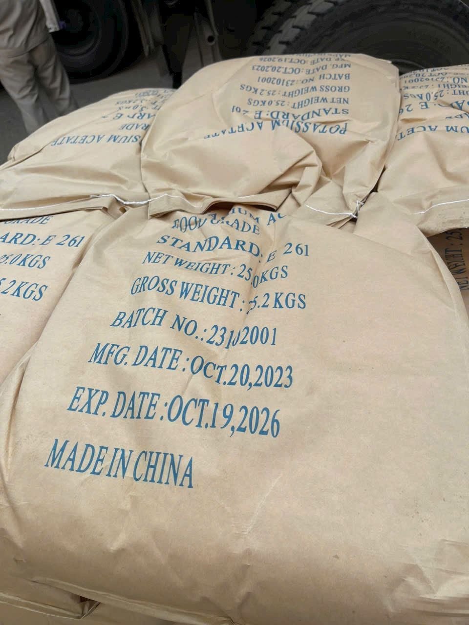  Potassium Acetate - Kali Axetat E261 - CH3COOK 