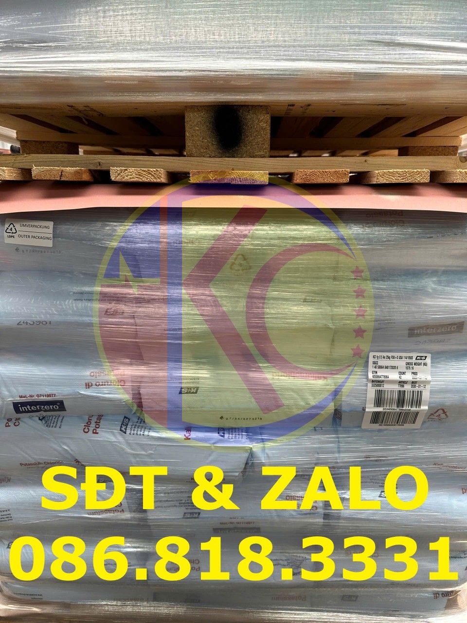  Potassium Chloride - Kali Clorua - KCL 