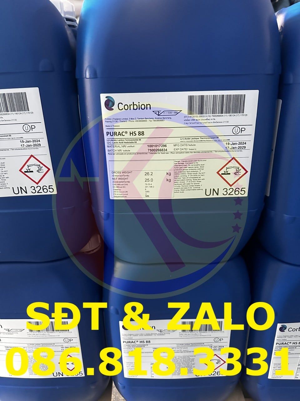  Sodium Lactate - Natri Lactat - Purac HS88 