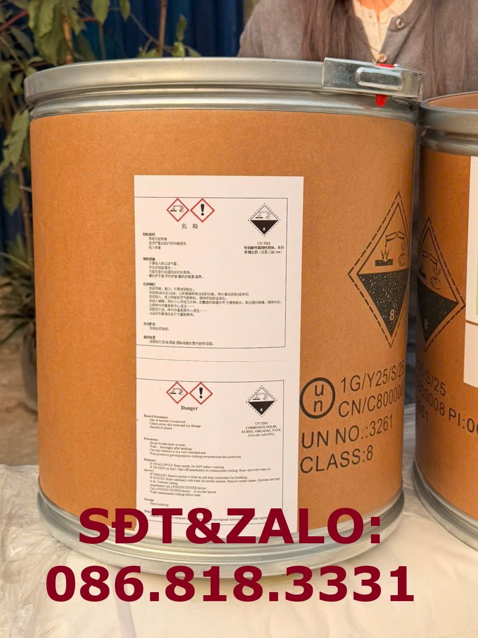  Hydroxyacetic Acid - Axit Glycolic - C2H4O3 