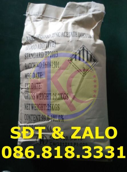  Zinc Acetate - Kẽm Axetat - Zn(CH3COO)2 