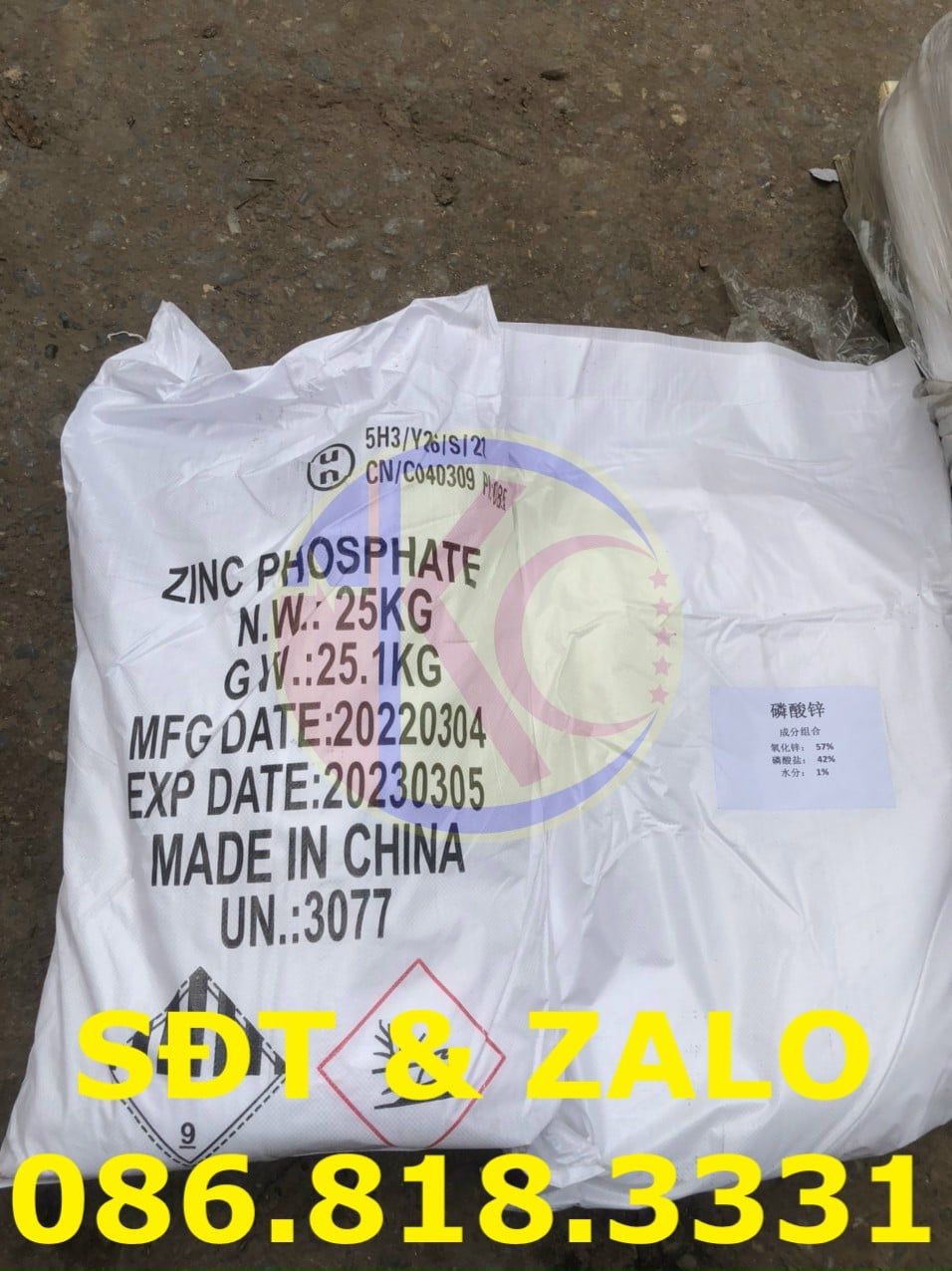  Hóa chất Zinc Phosphate - Kẽm Phosphat 