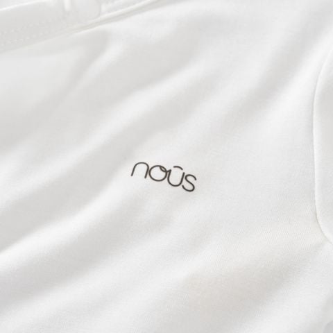  Bodysuit cộc tay cài lệch màu trắng 