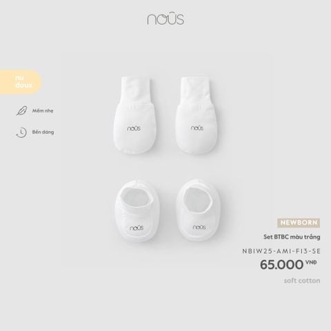  Set BTBC màu trắng NB 