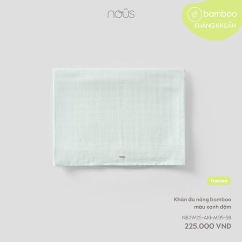  Khăn đa năng bamboo màu xanh đậm 