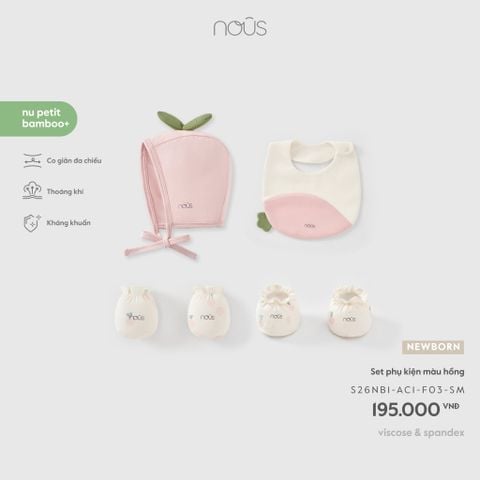  Set phụ kiện màu hồng NB F03 
