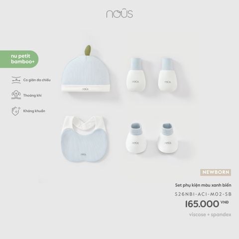 Set phụ kiện màu xanh biển 