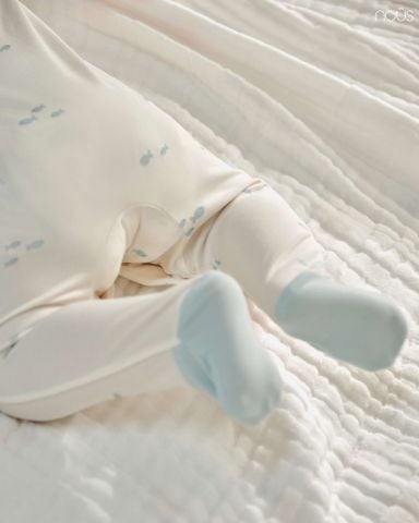  Combo đi sinh 16 món màu xanh be họa tiết con cá NB M03 