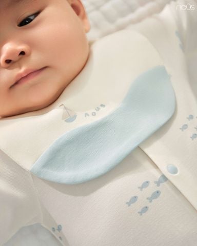  Combo đi sinh 16 món màu xanh be họa tiết con cá NB M03 