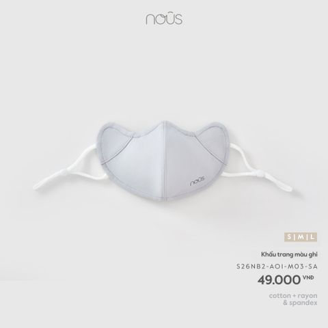 Khẩu trang màu ghi M03 