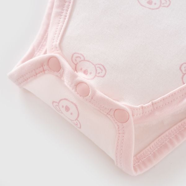  Bodysuit cộc màu trắng họa tiết koala F32 