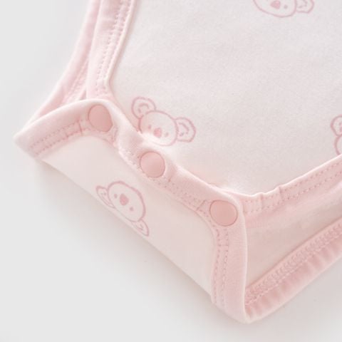  Bodysuit cộc màu trắng họa tiết koala F32 