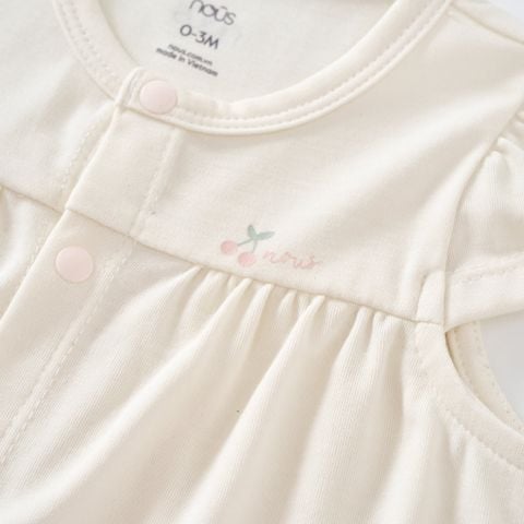  Bộ cộc tay áo be quần hồng in họa tiết F05 