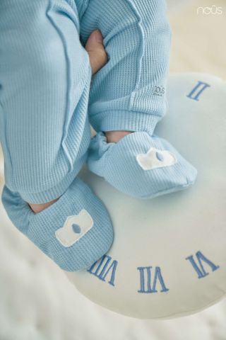 Set quà tặng 5 món màu xanh biển phối trắng 0M 