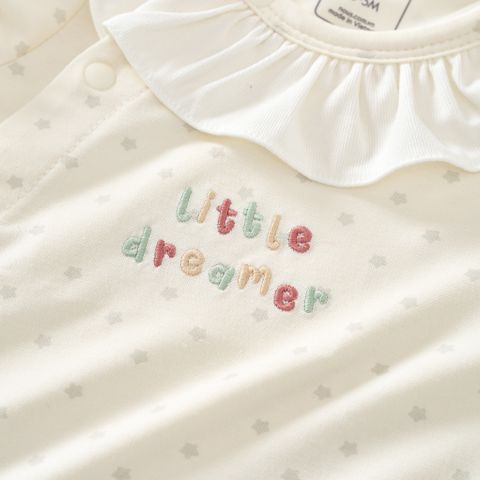  Bộ liền cộc chấm bi nền be thêu họa tiết 