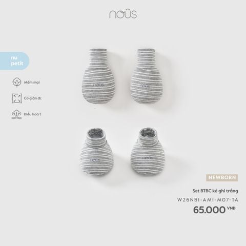  Set BTBC kẻ ghi trắng M07 