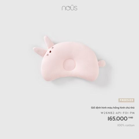  Gối định hình màu hồng hình chú thỏ 