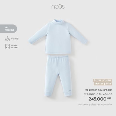  Bộ giữ nhiệt màu xanh biển 