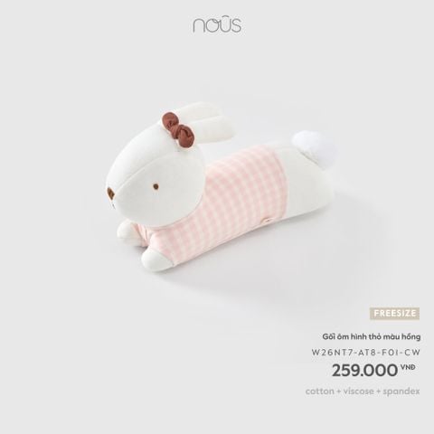  Gối ôm hình thỏ màu hồng F01 