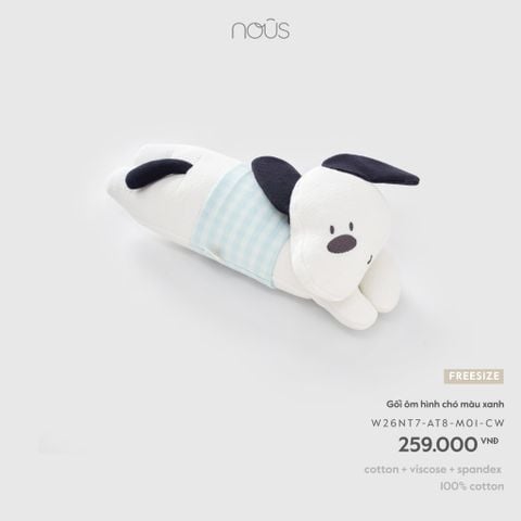  Gối ôm hình chó màu xanh M01 