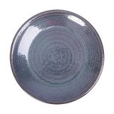 Seaweed - Round Plate 23.5cm - Dĩa tròn 23.5cm xanh rêu kim sa (Sparkling collection) 