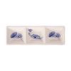  Cream - 3-Compartment Sauce Dish 19.6 x 6.6 x 2.7cm - Dĩa chấm 3 ngăn 19.6 x 6.6 x 2.7cm The Nón Lá (Bonjour Vietnam collection) 