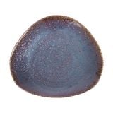  Seaweed - Triangle Plate 22 x 18.5cm - Dĩa tam giác 22 x 18.5cm xanh rêu kim sa (Sparkling collection) 