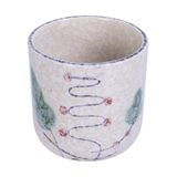  Blanche - Tea Cup 7.5 x 8cm - Ly trà nóng 7.5 x 8cm phun vẽ lá (Leaf Dance collection) 