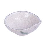  Blanche - Bowl 12.5 x 11 x 4cm - Chén 12.5 x 11 x 4cm phun vẽ lá (Leaf Dance collection) 