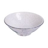  Blanche - Bowl 16 x 6.5cm - Tô xòe 16 x 6.5cm phun vẽ lá (Leaf Dance collection) 