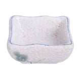  Blanche - Square Sauce Dish 6.3 x 2.8cm - Chén chấm vuông 6.3 x 2.8cm phun vẽ lá (Leaf Dance collection) 
