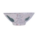  Blanche - Bowl 18 x 5 x 7.3cm - Tô xòe 18 x 5 x 7.3cm phun vẽ lá (Leaf Dance collection) 