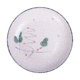  Blanche - Round Coup Plate 18cm - Dĩa ảo 18cm phun vẽ lá (Leaf Dance collection) 