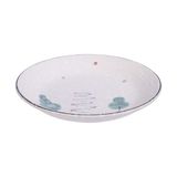  Blanche - Round Coup Plate 22.5 x 4cm - Dĩa ảo 22.5 x 4cm phun vẽ lá (Leaf Dance collection) 