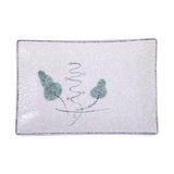  Blanche - Tea Set 350ml (6 pax) - Bộ bình trà 350ml phun vẽ lá 1 (Leaf Dance collection) - Không hộp 