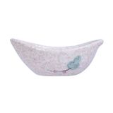  Blanche - Sauce Dish 11.5 x 7 x 4.5cm - Dĩa chấm 11.5 x 7 x 4.5cm phun vẽ lá (Leaf Dance collection) 