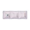Blanche - 3-compartment Sauce Dish 19.6 x 6.6 x 2.7cm - Dĩa chấm 3 ngăn 19.6 x 6.6 x 2.7cm phun vẽ lá (Leaf Dance collection)