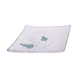  Blanche - Plate 31 x 24 x 2cm - Dĩa sọc 31 x 24 x 2cm phun vẽ lá (Leaf Dance collection) 