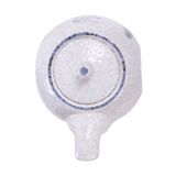  Blanche - Soy Sauce Pot w/ Lid 10 x 7 x 7.5cm - Bình tương có nắp 10 x 7 x 7.5cm phun vẽ lá (Leaf Dance collection) 