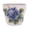 Cream - Tea Cup 140ml - Ly trà đứng 140ml màu kem hoa mẫu đơn xanh (Peony collection)