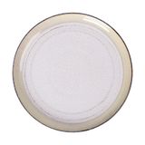  Blanche - Round Plate 28cm - Dĩa tròn vành 28cm lộc phát vành xanh bơ lòng trắng 