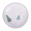 Blanche - Round Plate 28cm - Dĩa tròn 28cm phun vẽ lá (Leaf Dance collection)