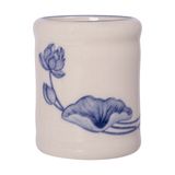  Cream - Toothpick Holder 5 x 6cm - Hũ tăm 5 x 6cm The Nón Lá (Bonjour Vietnam collection) 