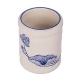  Cream - Toothpick Holder 5 x 6cm - Hũ tăm 5 x 6cm The Nón Lá (Bonjour Vietnam collection) 