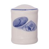  Cream - Salt Shaker 5 x 6.5cm - Hũ muối 5 x 6.5cm The Nón Lá (Bonjour Vietnam collection) 