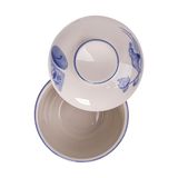  Cream - Bowl w/ Lid 9cm - Thố có nắp 9cm The Nón Lá (Bonjour Vietnam collection) 